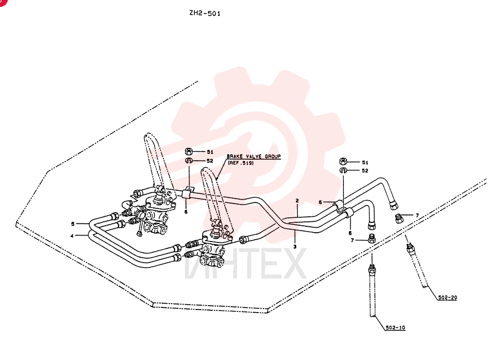 PIPE ASSY,FLARED, Start Serial: 2201-