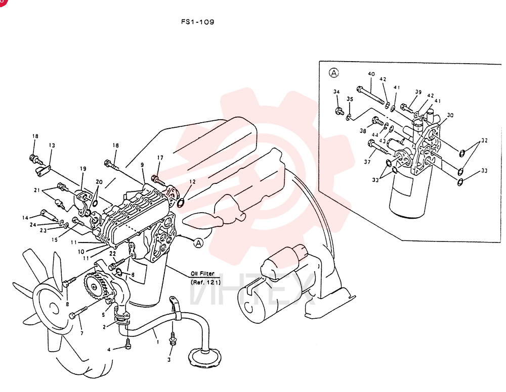 PIPE ASSY,OIL, Start Serial: 16301-