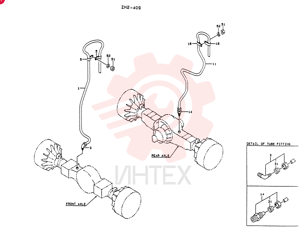 Схема (LK650) - MARK II WHEEL LOADER ASN RE02201 (1/91-12/06) 9K1752