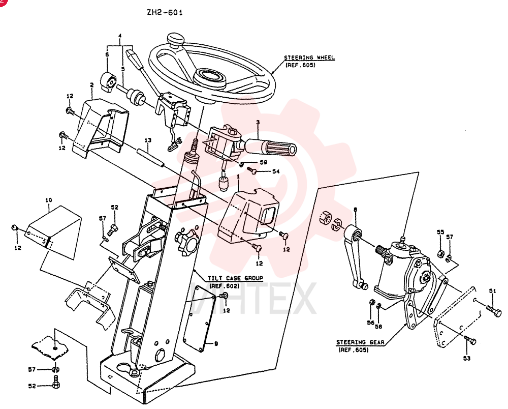 Схема (LK650) - MARK II WHEEL LOADER ASN RE02201 (1/91-12/06) 9K0073