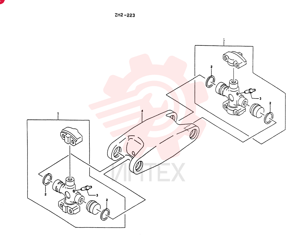 Схема (LK650) - MARK II WHEEL LOADER ASN RE02201 (1/91-12/06) 9K0938