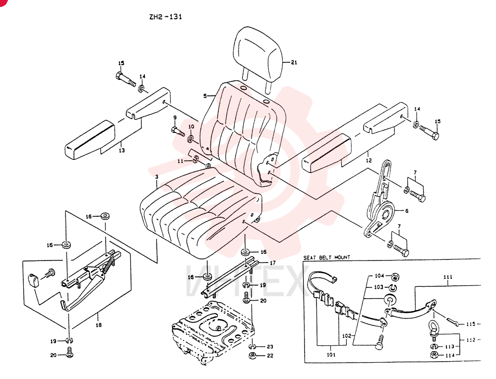 Схема (LK650) - MARK II WHEEL LOADER ASN RE02201 (1/91-12/06) 9K0276 (1)