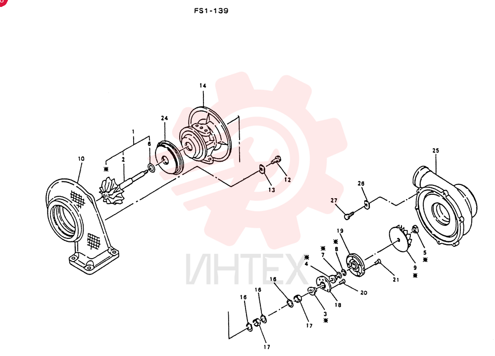 TURBOCHARGER 241001701 (2)