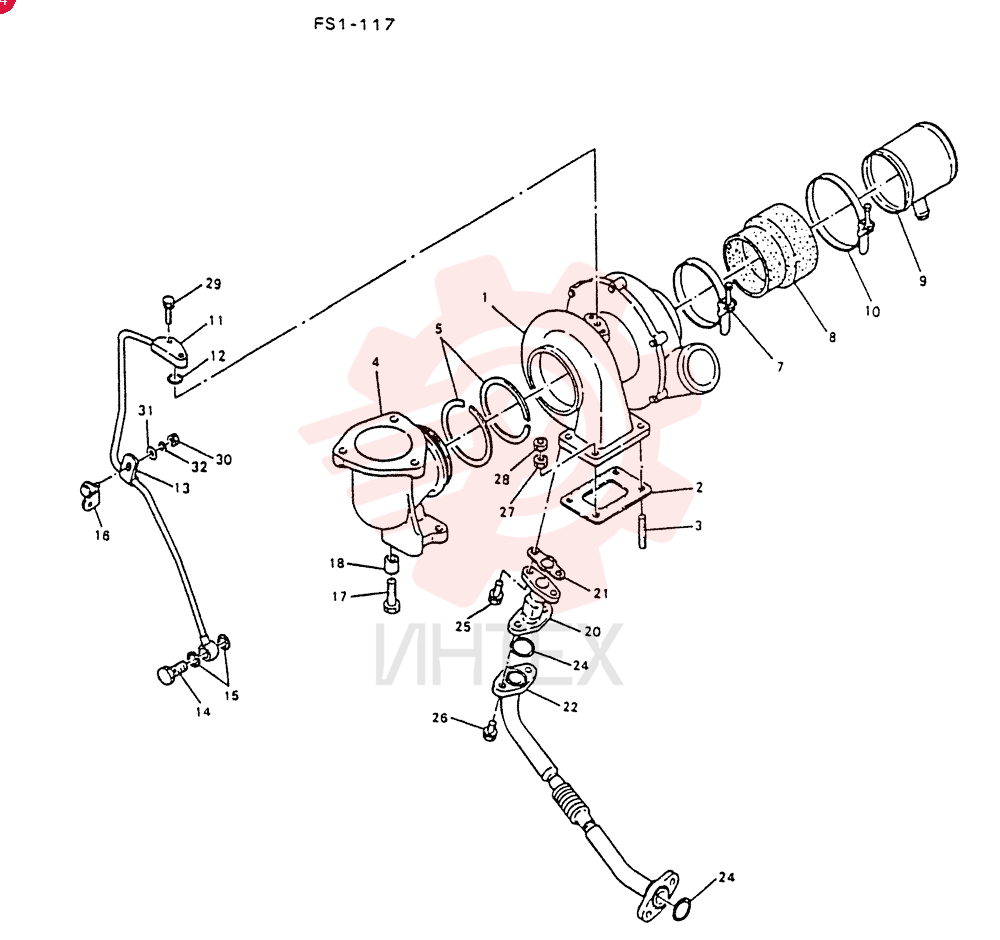 TURBOCHARGER 241001701 (1)