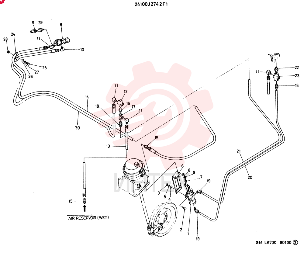 AIR-LINES, PARKING 24100J2742F1