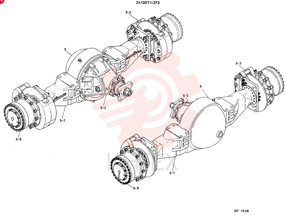 AXLE GROUP 24100T112F3