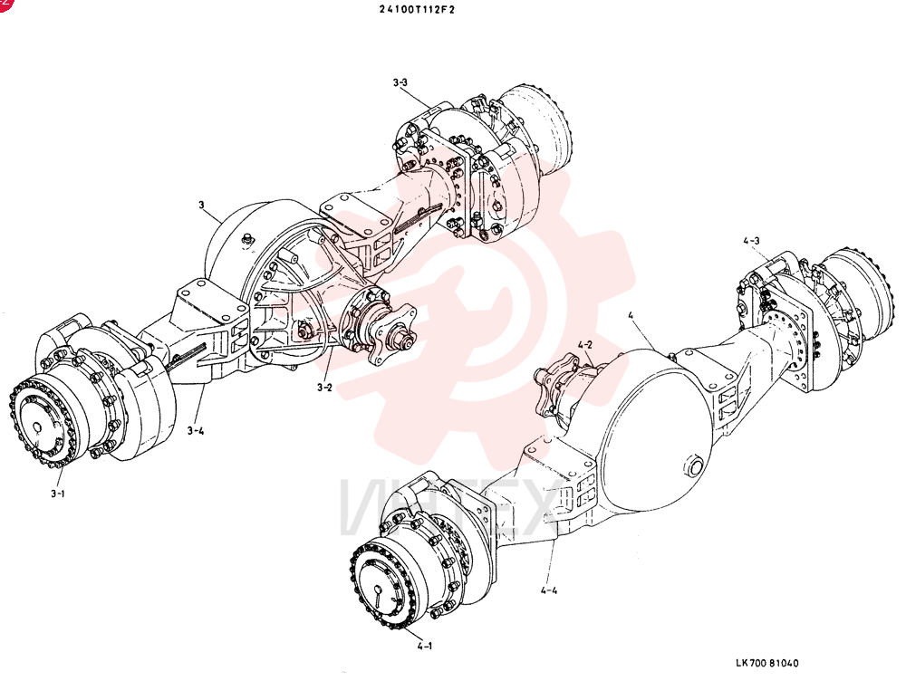 AXLE GROUP 24100T112F2