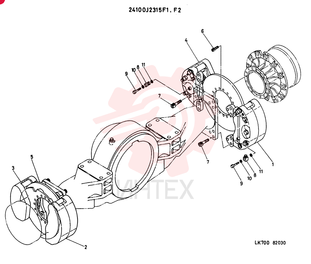 BRAKE GROUP 24100J2315