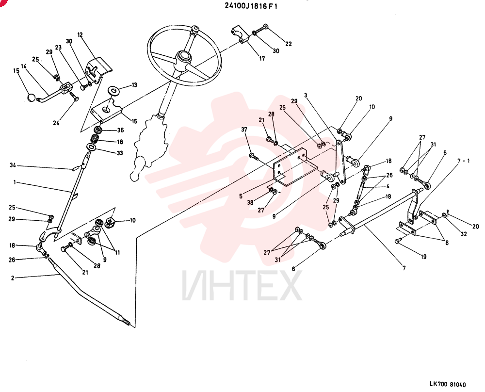 CONTROL GROUP, SHIFT 24100J1816F1