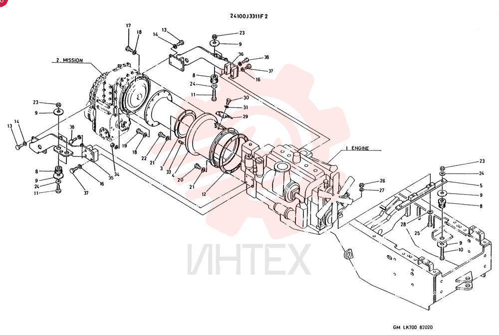 ENGINE-MISSION GROUP 24100J3311F2