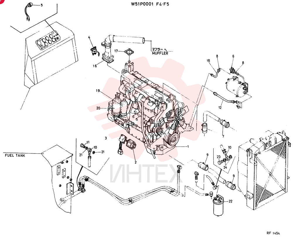 ENGINE, NISSAN W51P0001F4