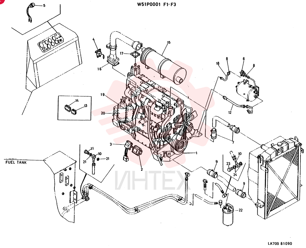 ENGINE, NISSAN W51P0001F1