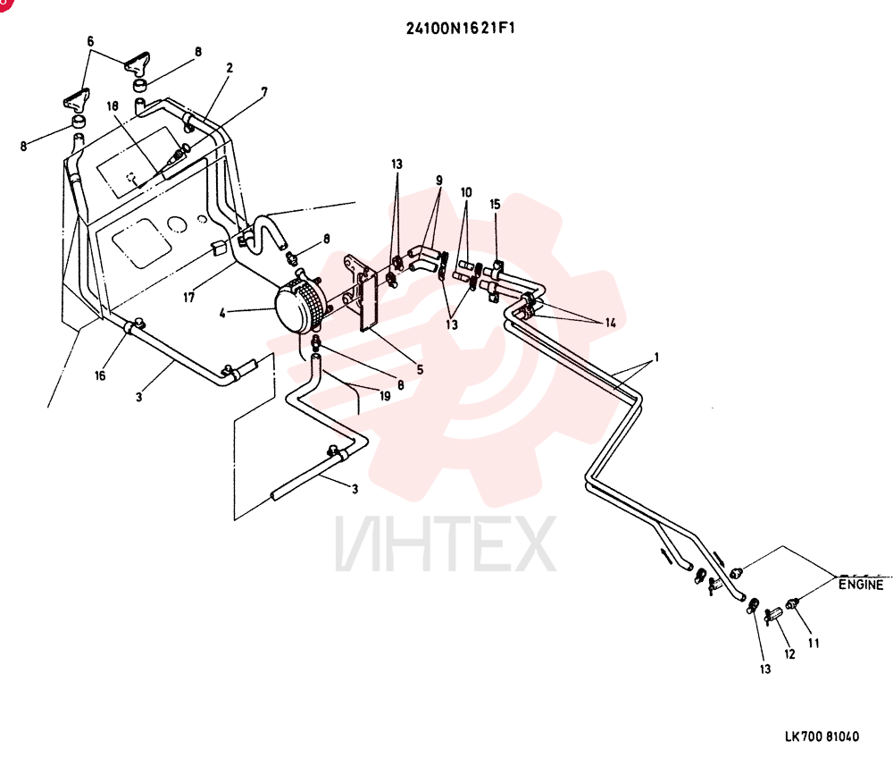 HEATER & DEFROSTER 24100N1621F1