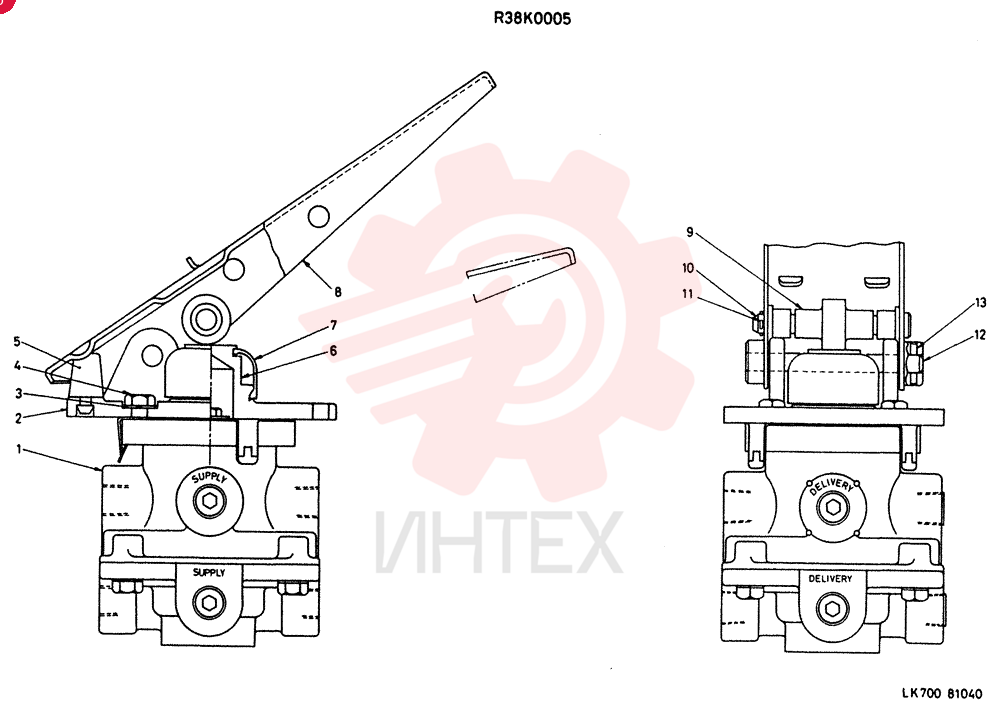 HYDRAULIC VALVE R38K0005