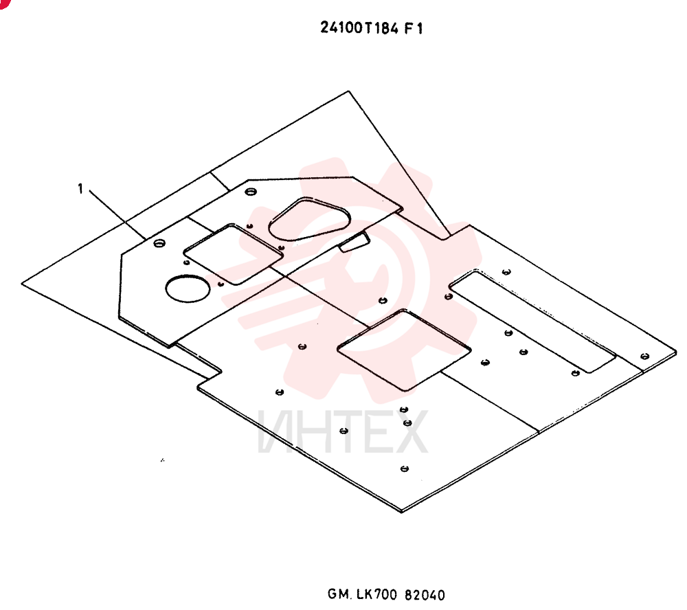 KIT, SOUND SUPPRE. 24100T184F1