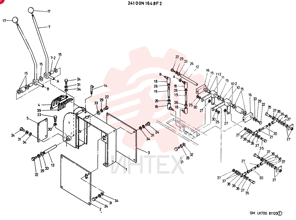 LEVER ASSY, CONTROL 24100N1648F2