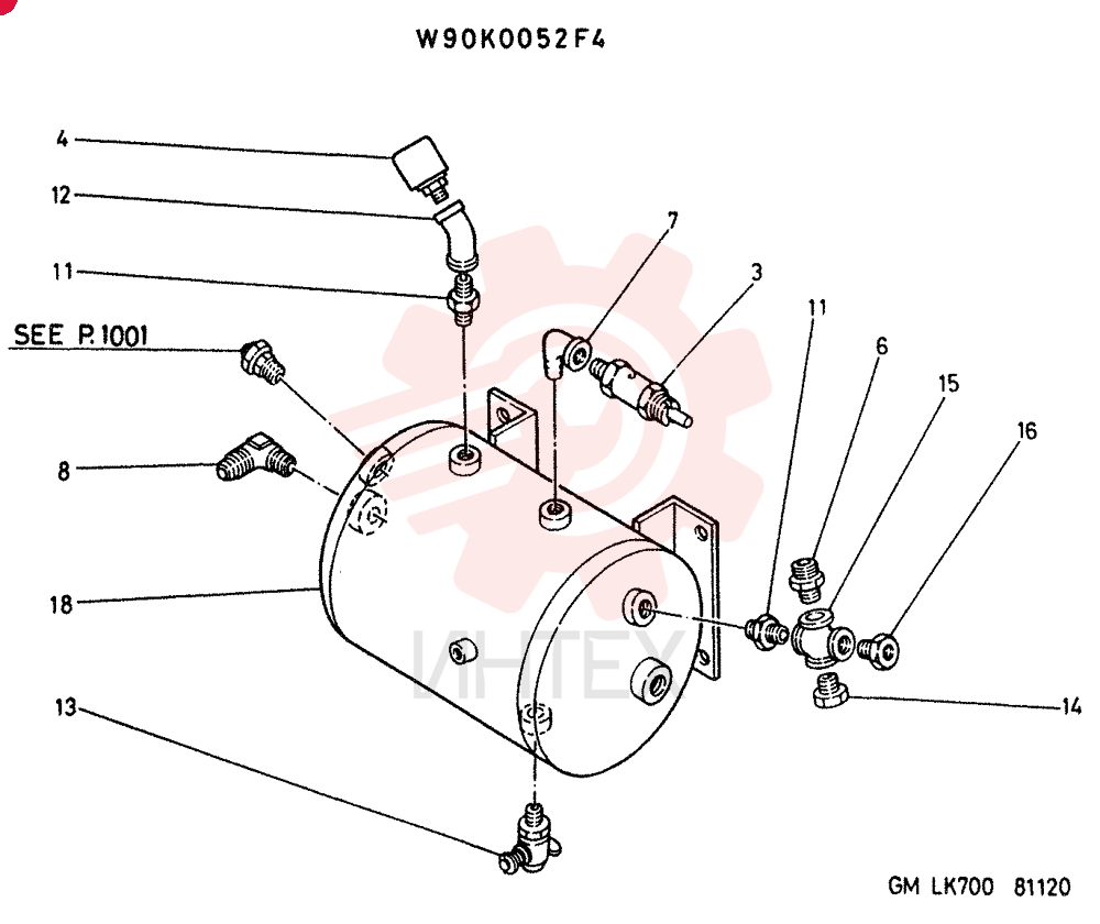 RESERVOIR ASSY, AIR W90K0052F4