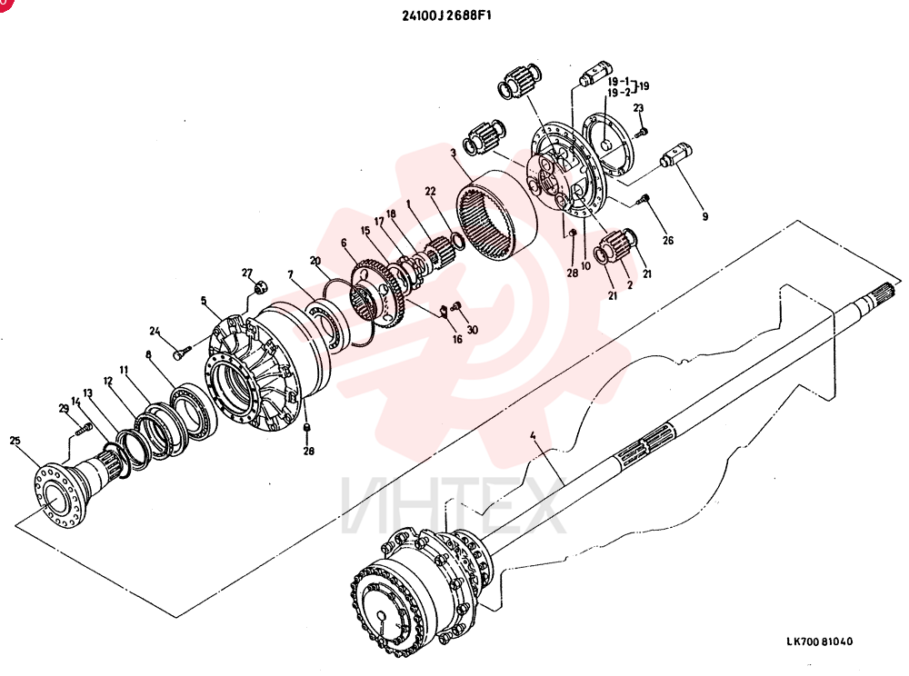 SHAFT & HUB GROUP 24100J2688F2