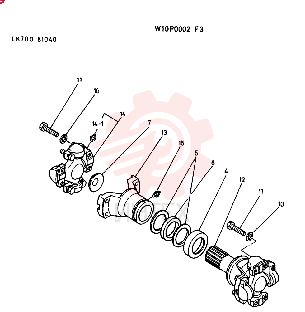 SHAFT W10P0002F3