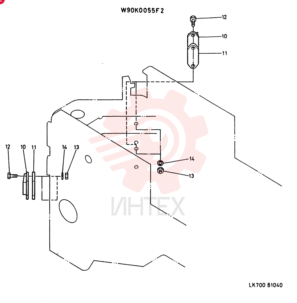 STOPPER GROUP, FRAME W90K0055F2