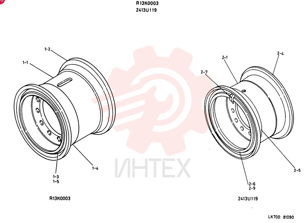WHEEL R13K0003