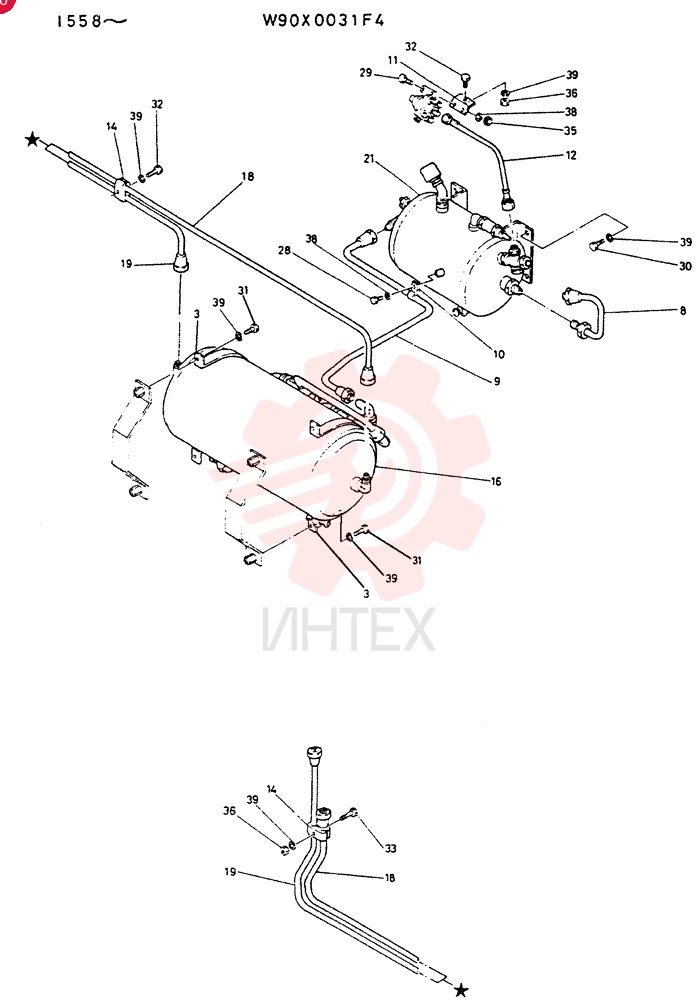 AIR-LINES, BRAKE W90X0031F4