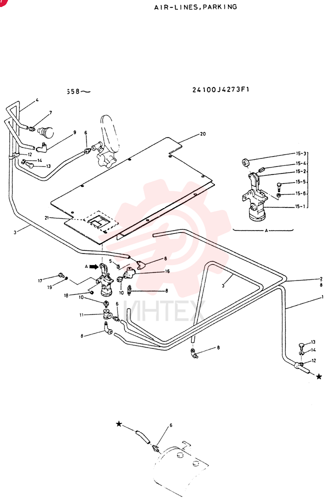 AIR-LINES, PARKING 24100J4273F1