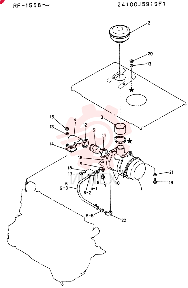 AIRCLEANER   CROUP 24100J5919F1