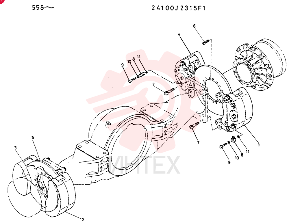 BRAKE GROUP 24100J2315F1
