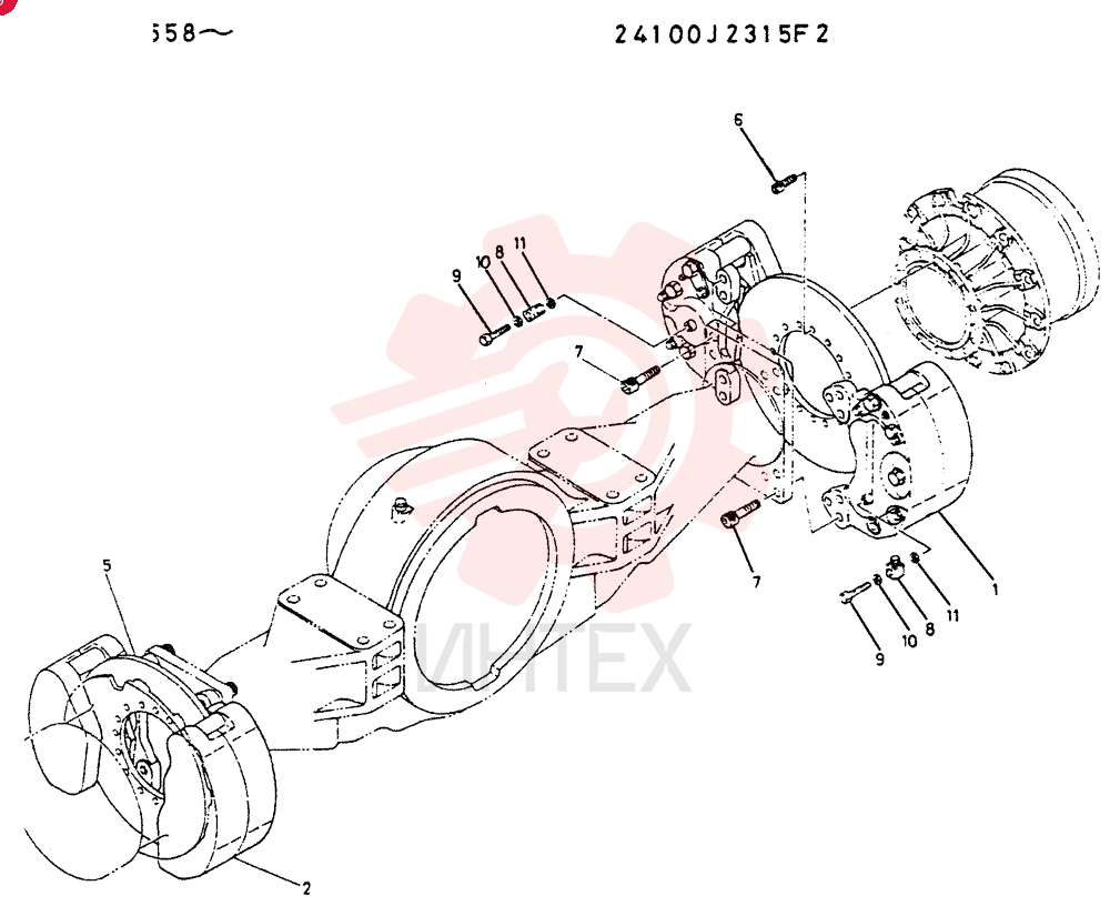 BRAKE GROUP 24100J2315F2