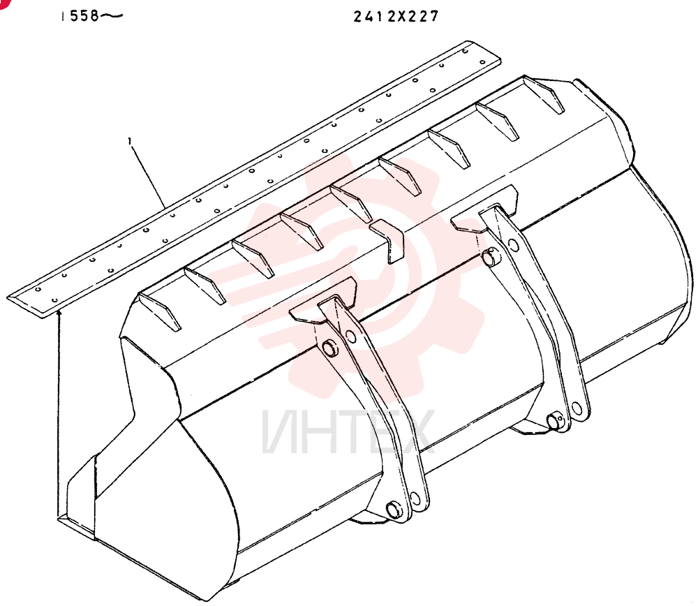 BUCKET   ASSY 2412X227