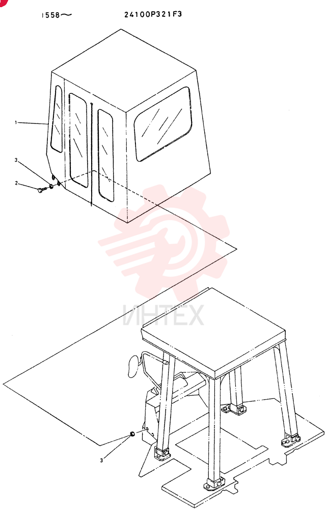 CANVAS   ASSY,   ROPS 24100P321F3