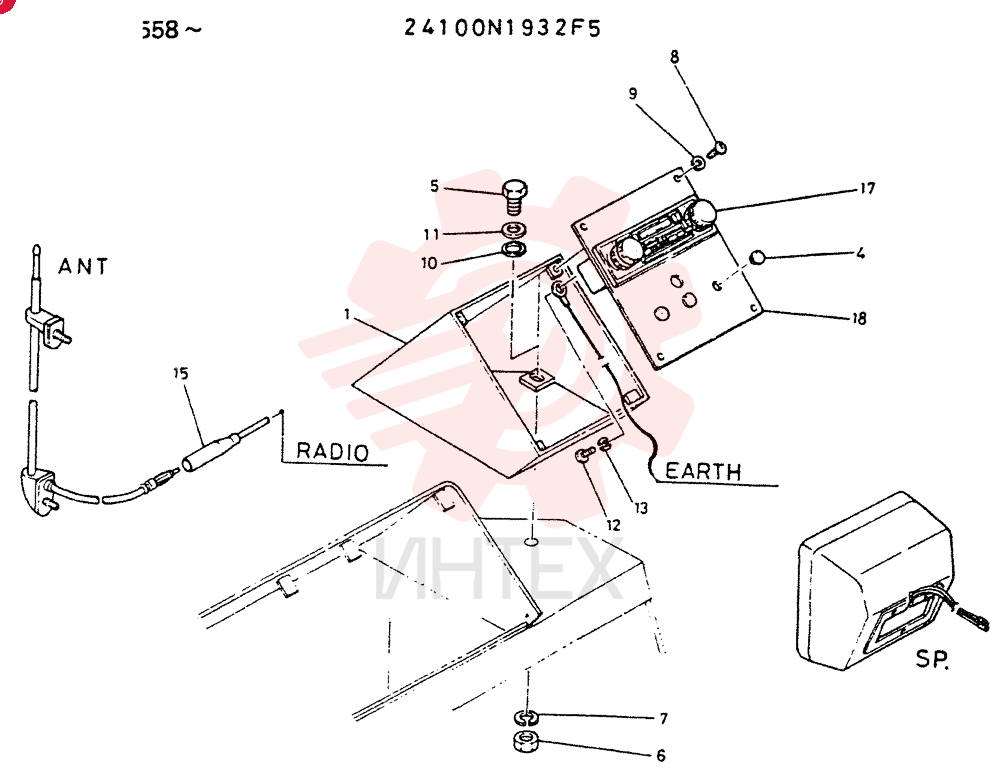 CAR-RADIO GROUP 24100N1932F5