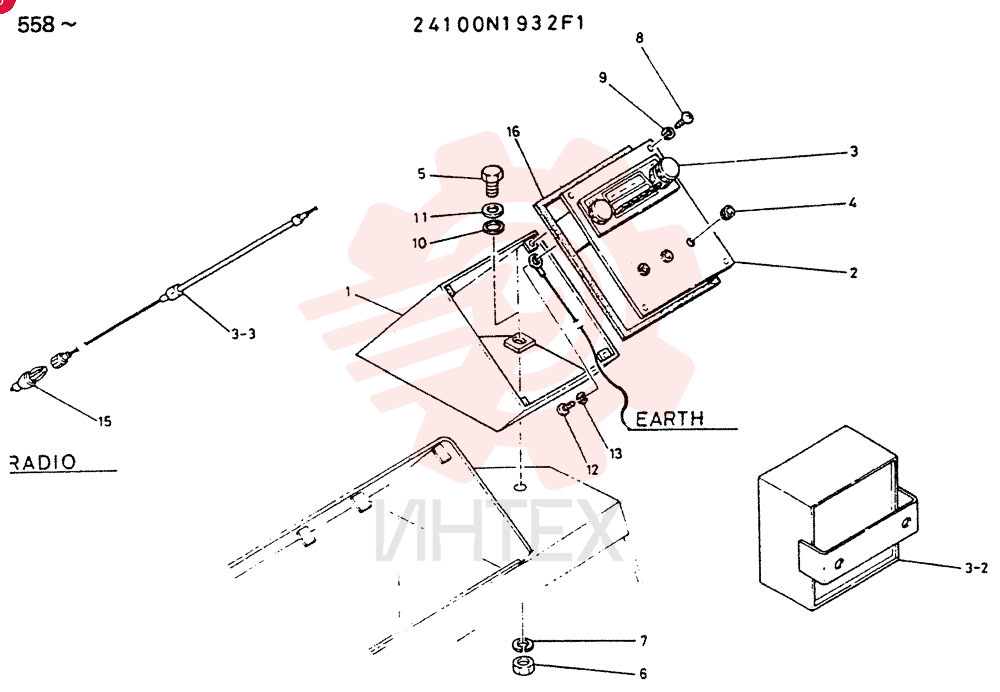 CAR-RADIO GROUP 24100N1932F1
