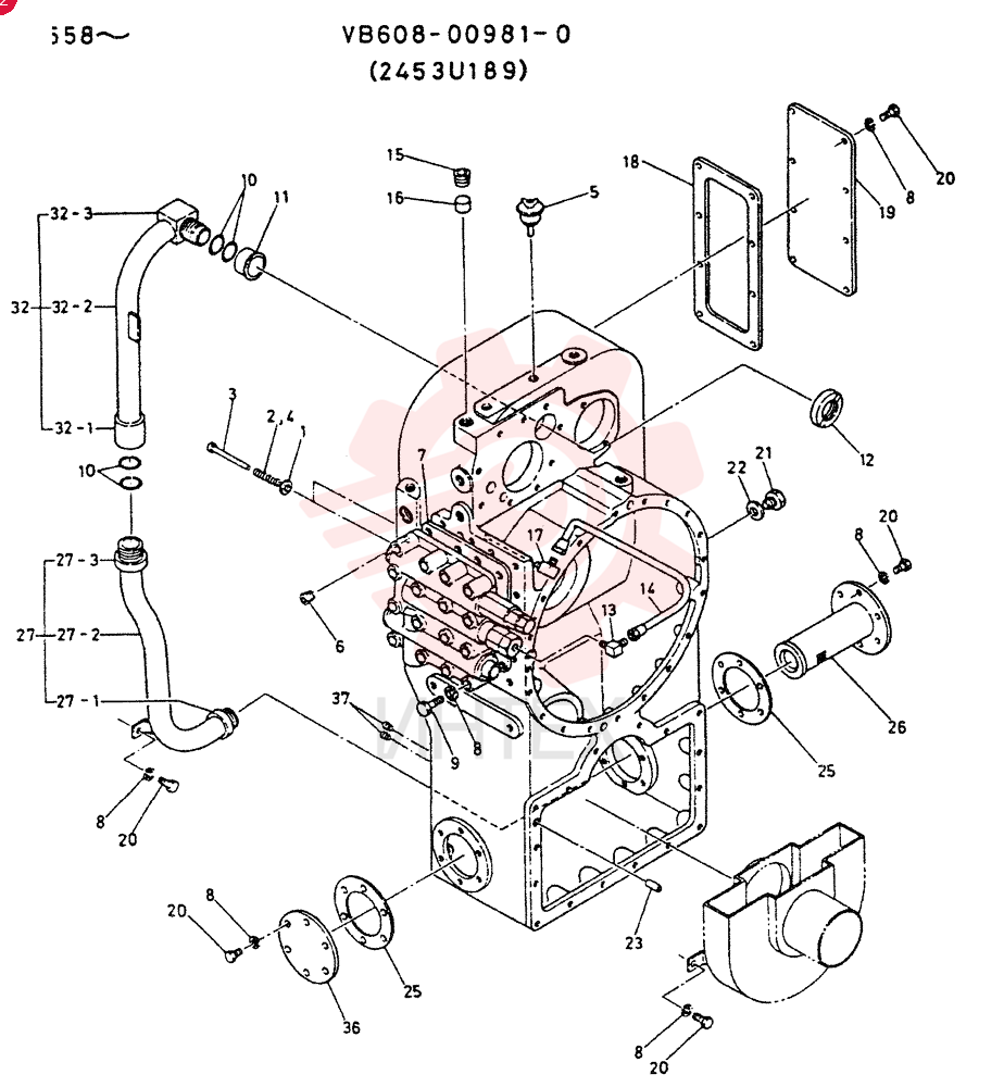 CASE ASSY VB608-00981-0