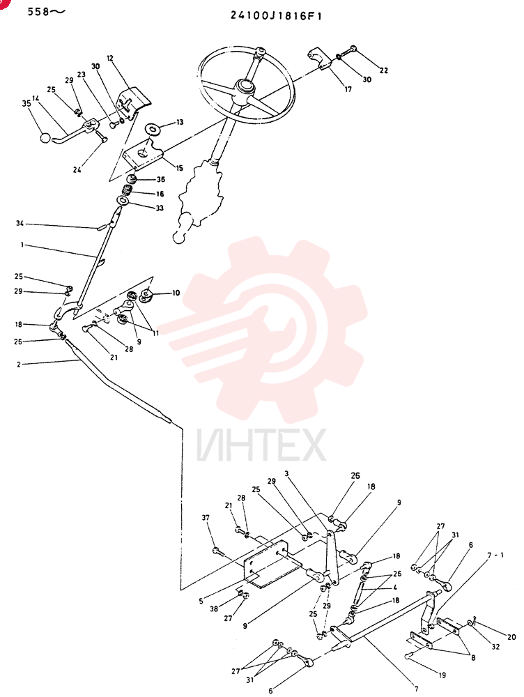 CONTROL  GROUP,SHIFT 24100J1816F1