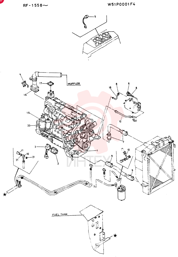 ENGINE ASSY W51P0001F4