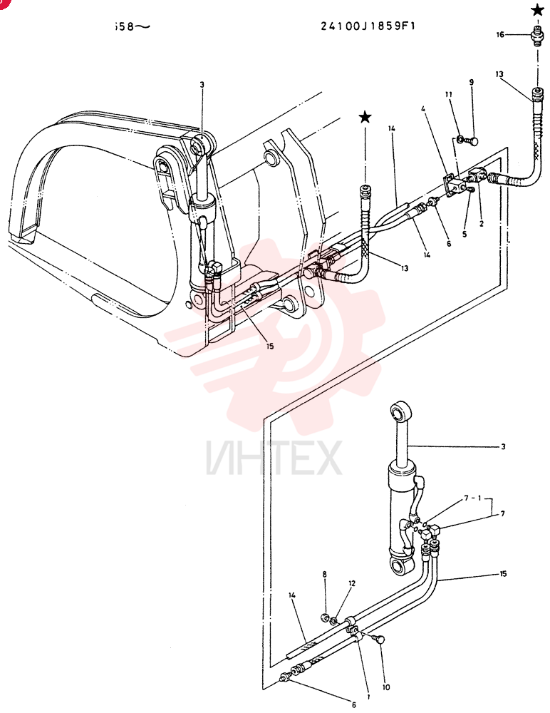 HYDR LINES, FR. 24100J1859F1