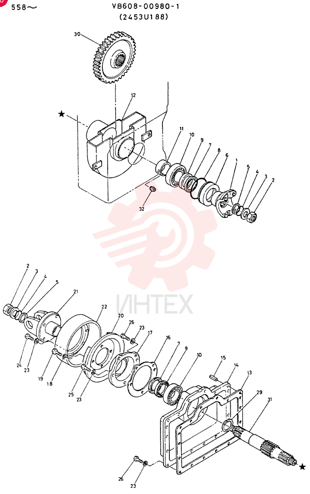 SHAFT VB608-00980-1