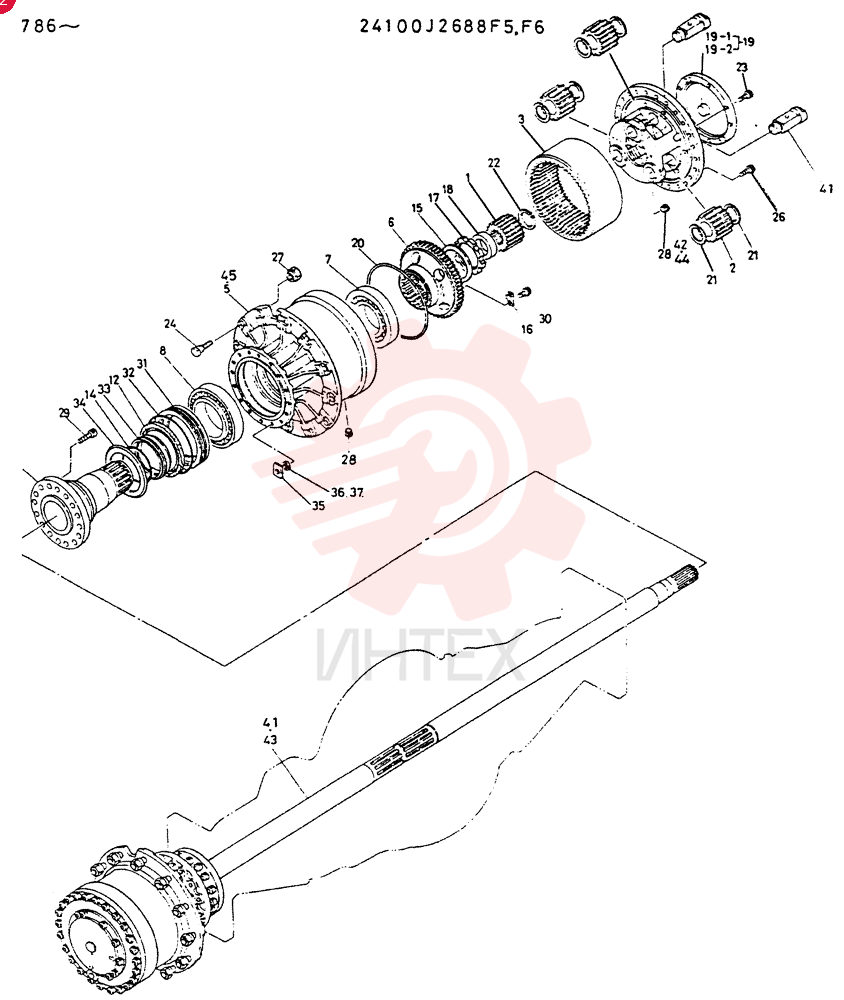 SHAFT & HUB GROUP 24100J2688F5