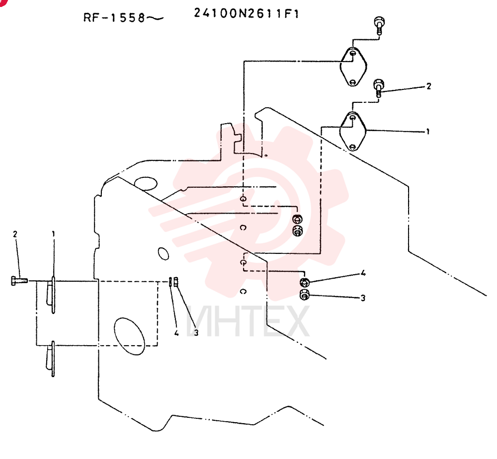 STOPPER   GROUP,   FRAME 24100N2611F1