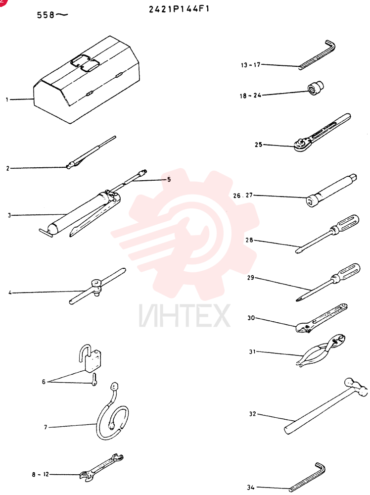 TOOL 2421P144F1