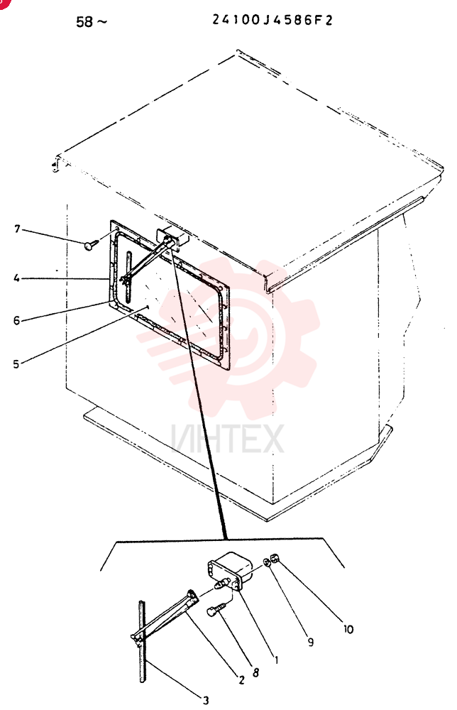 WIPER MOTOR 24100J4586F2