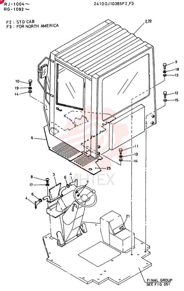 CAB GROUP, Serial Range: RJ.1004--RJ.1200