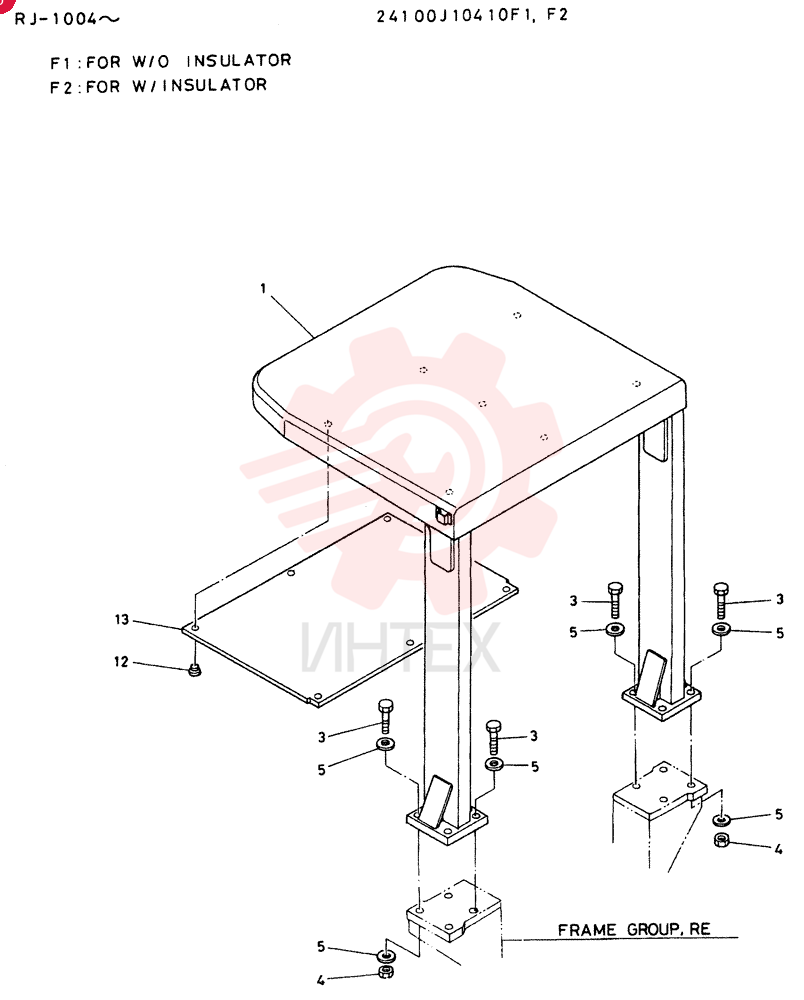 CANOPY GROUP, ROPS 24100J10410F1