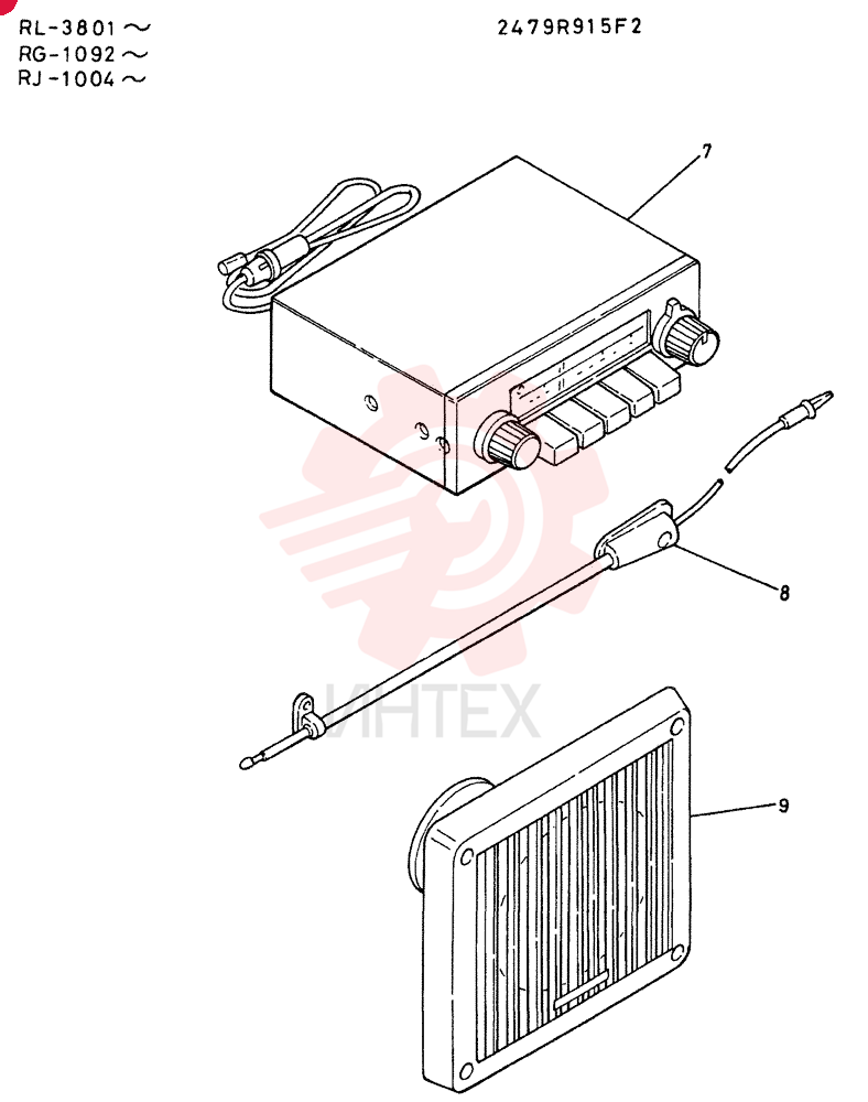 CAR-RADIO ASSY 2479R915F2