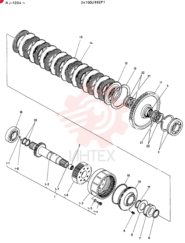 CLUTCH 24100U992F1