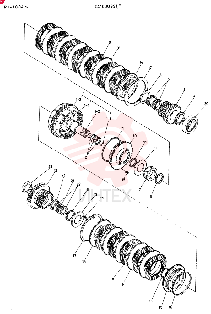 CLUTCH 24100U991F1