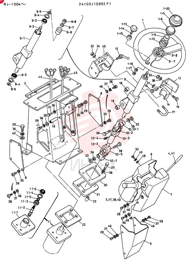 CONTROL GROUP, STEER 24100J10892F1