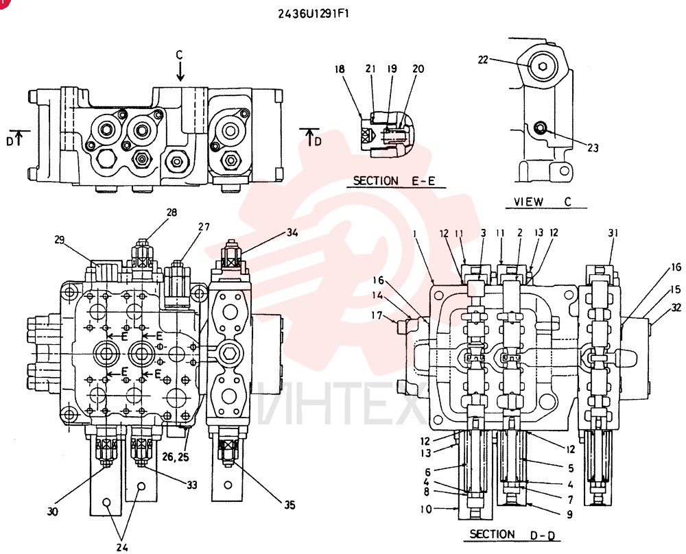 CONTROL VALVE 2436U1291F1